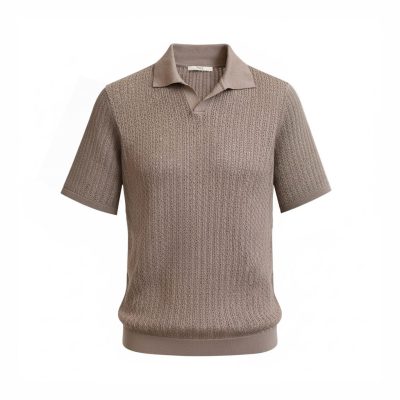 تیشرت یقه‌دار بافت 9145