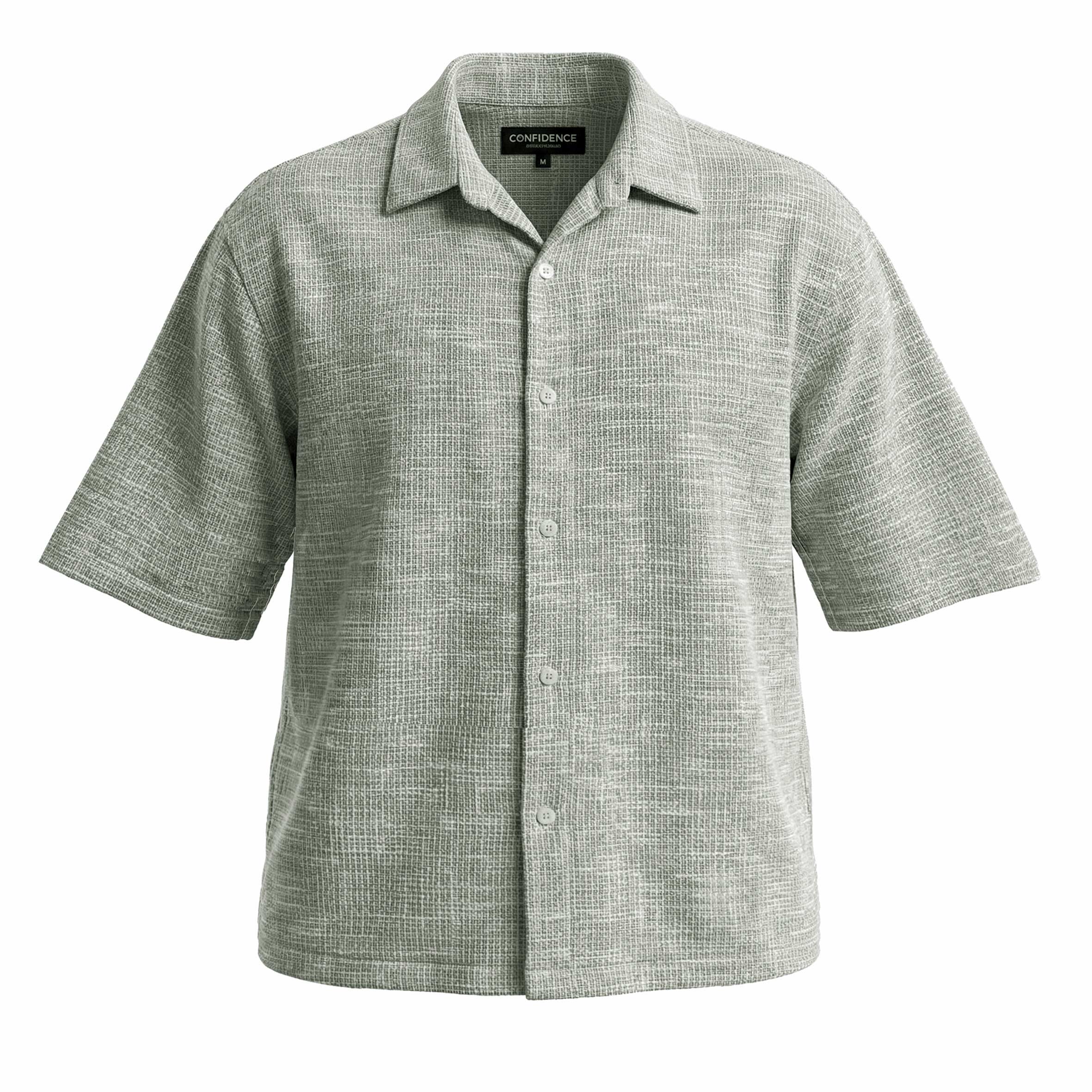 4943-greeen پیراهن آستین کوتاه - Image 1