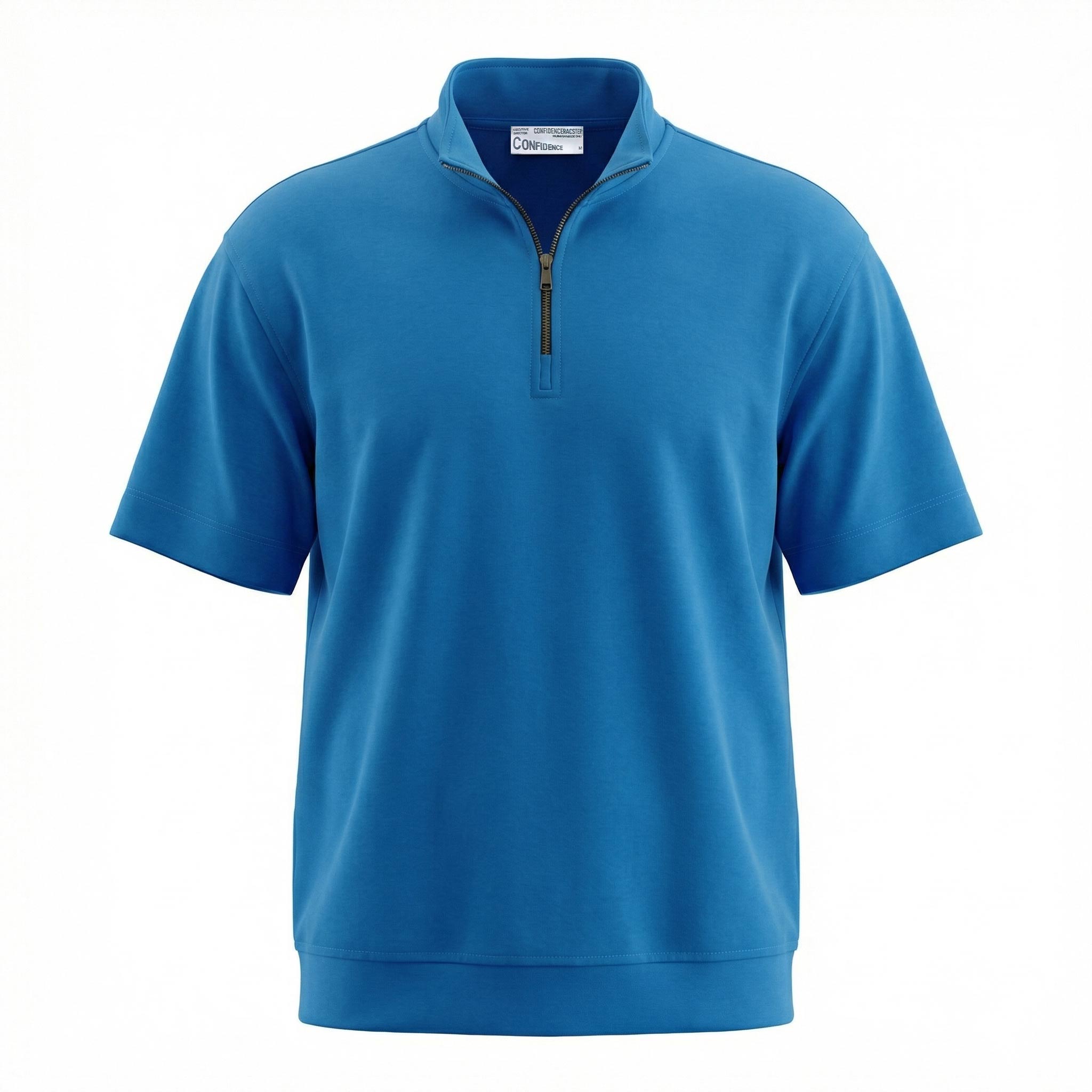 3519-blue سوییشرت نیمزیپ - تصویر 1