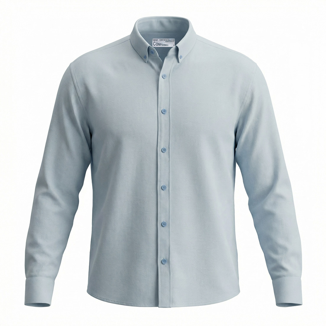 4966-light-blue پیراهن آستین بلند - تصویر 1