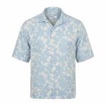 پیراهن آستین کوتاه طرح دار