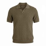 تیشرت یقه دار بافت