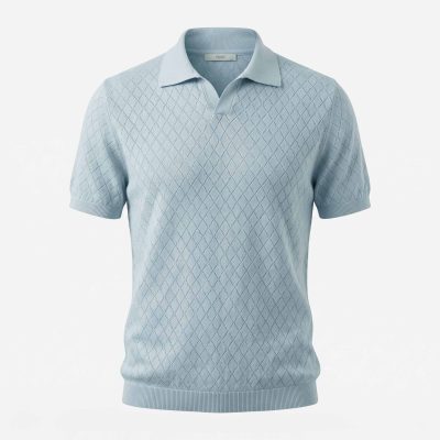 تیشرت یقه دار بافت