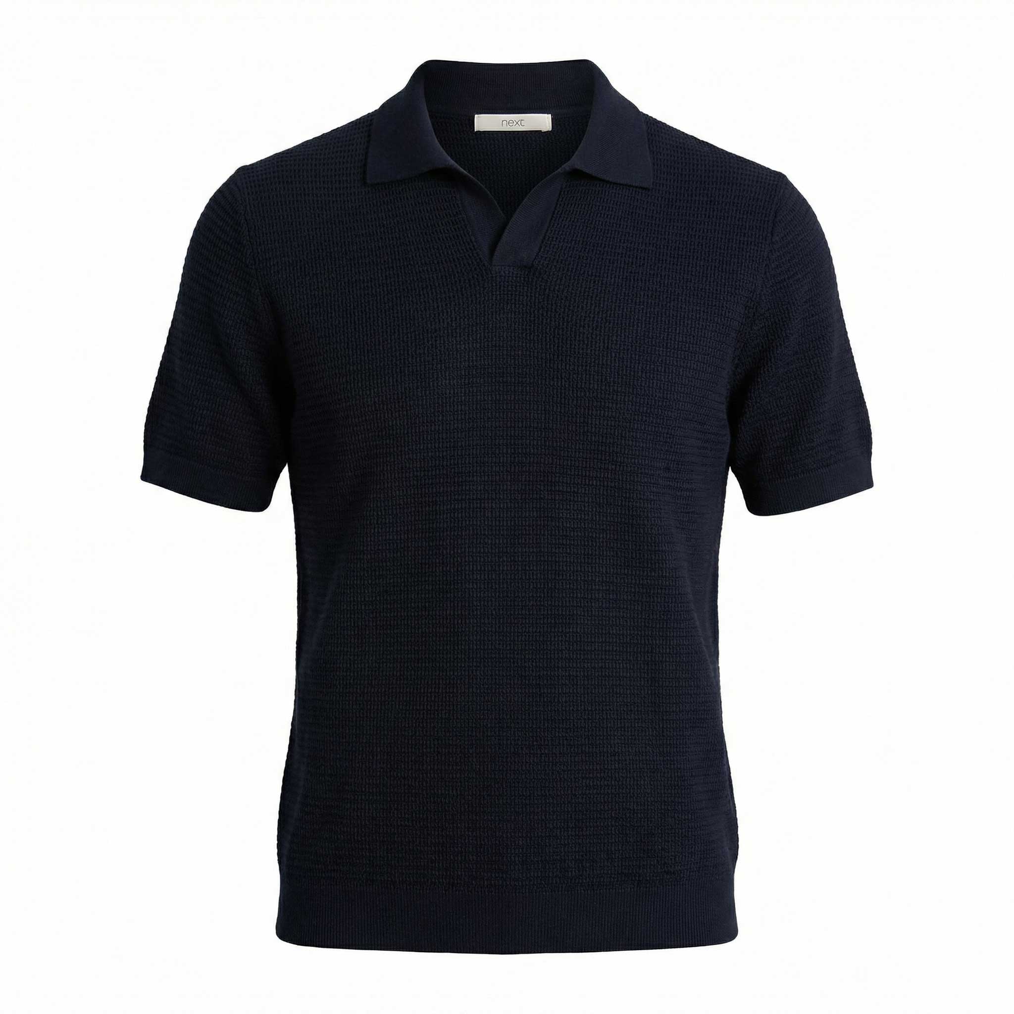 9184-laci تیشرت بافت یقه دار - تصویر 1