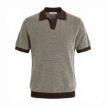 تیشرت یقه دار بافت