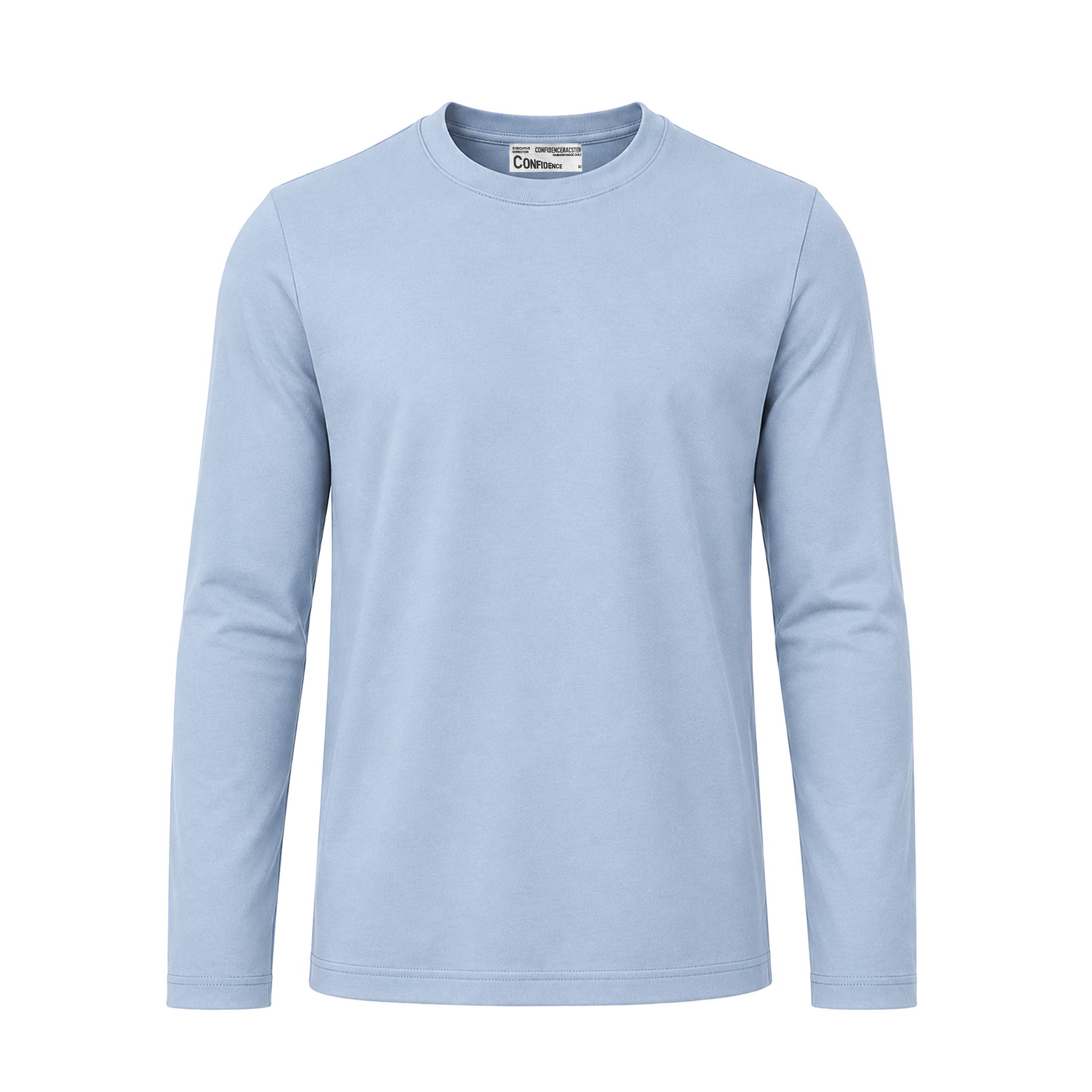 6601090-Light-blue تیشرت آستین بلند مردانه - Image 1